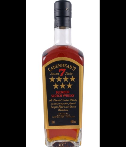 Fles Cadenhead&rsquo;s Seven Stars, single malt whisky, op voorraad bij slijterij t Bockje in Bathmen