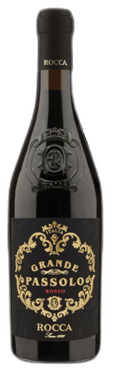 Fles Rocca Grande Passolo Rosso Salento, wijn, op voorraad bij slijterij ’t Bockje in Bathmen