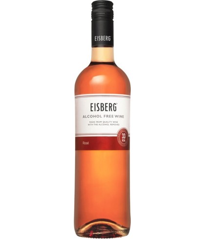 Fles Eisberg Rosé 0,0, wijn op voorraad bij slijterij t Bockje in Bathmen