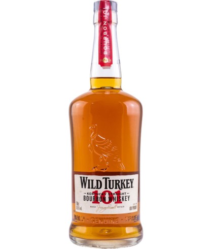 Fles Wild Turkey 101 Proof Bourbon, bourbon uit Lawrenceburg in Kentucky, op voorraad bij slijterij t Bockje in Bathmen
