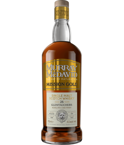 Fles Schotse whisky van bottelaar Murray McDavid, op voorraad bij slijterij t Bockje in Bathmen