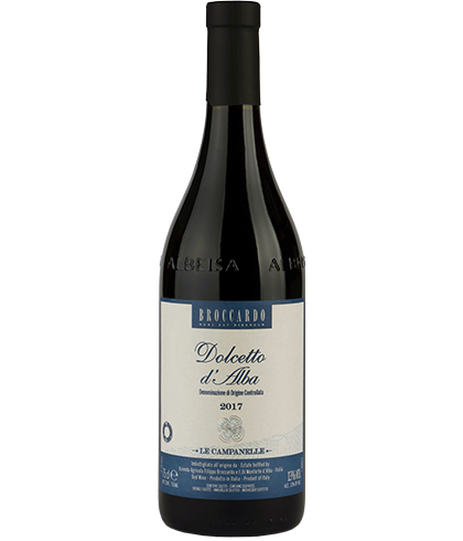 Fles Broccardo Dolcetto d'Alba 2017, wijn op voorraad bij slijterij t Bockje in Bathmen