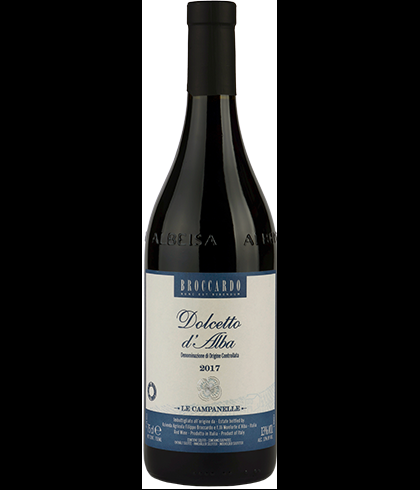 Fles Broccardo Dolcetto d'Alba 2017, wijn op voorraad bij slijterij t Bockje in Bathmen