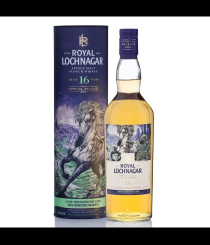 Fles Royal Lochnagar 16 Years Old, Schotse Highland single malt, op voorraad bij slijterij t Bockje in Bathmen
