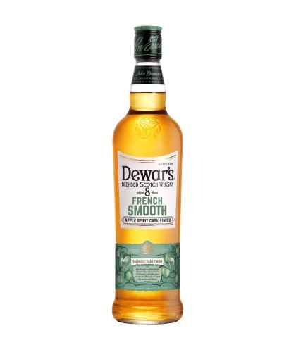 Fles Dewar’s French Smooth, single malt whisky, op voorraad bij slijterij t Bockje in Bathmen