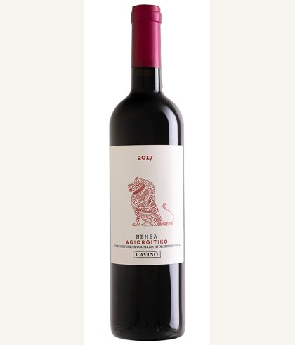 Fles Cavino Nemea Agiorgitiko Red, wijn, bij slijterij ’t Bockje in Bathmen