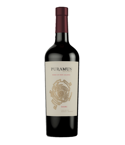 Fles Puramun Malbec, wijn op voorraad bij slijterij t Bockje in Bathmen