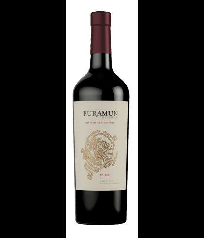 Fles Puramun Malbec, wijn op voorraad bij slijterij t Bockje in Bathmen