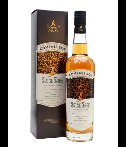 Fles Compass Box The Spice Tree, single malt whisky, op voorraad bij slijterij t Bockje in Bathmen