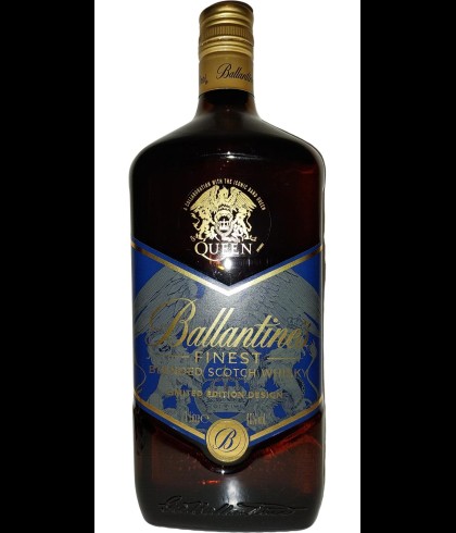 Fles Ballantine&rsquo;s Finest Queen Edition, single malt whisky, op voorraad bij slijterij t Bockje in Bathmen