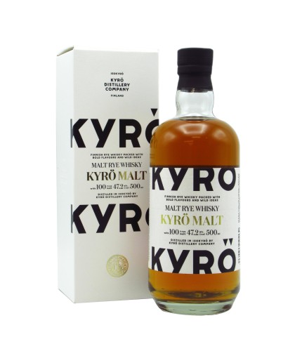Fles Finse roggewhisky van Kyro, op voorraad bij slijterij t Bockje in Bathmen