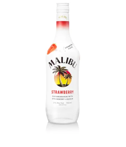 Malibu Strawberry, op voorraad bij slijterij t Bockje in Bathmen