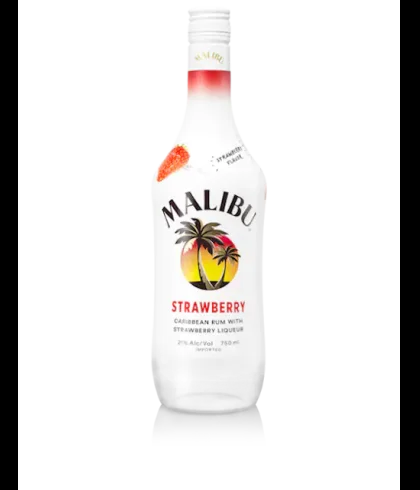 Malibu Strawberry, op voorraad bij slijterij t Bockje in Bathmen