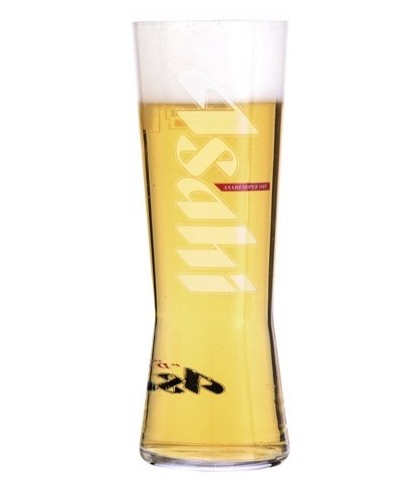 Glas Asahi Super Dry Bierglas 25 cl., bij slijterij ’t Bockje in Bathmen