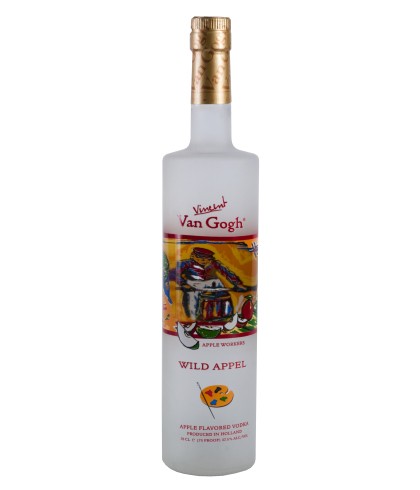 Wodka Vincent van Gogh Wild Appel van Vincent van Gogh, bij slijterij ’t Bockje in Bathmen