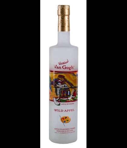 Wodka Vincent van Gogh Wild Appel van Vincent van Gogh, bij slijterij ’t Bockje in Bathmen