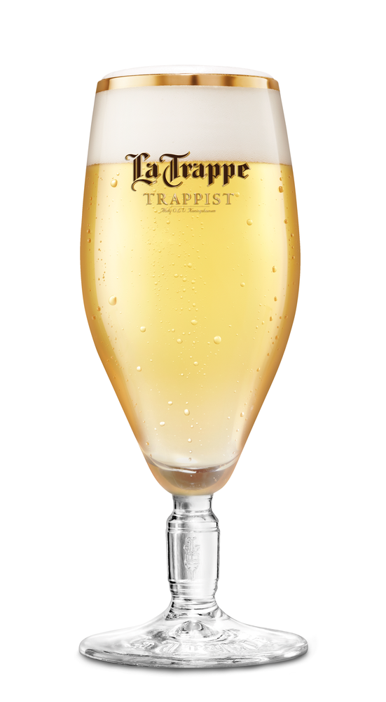 Glas La Trappe Trappist Voetglas 30cl van La Trappe, op voorraad bij slijterij ’t Bockje in Bathmen