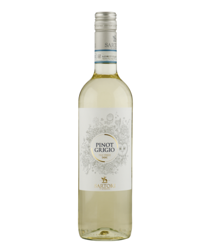 Fles Sartori Pinot Grigio delle Venezie, wijn op voorraad bij slijterij t Bockje in Bathmen