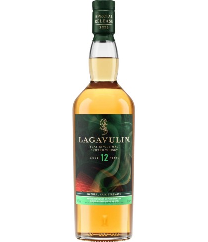 Fles Islay single malt van Lagavulin, op voorraad bij slijterij t Bockje in Bathmen