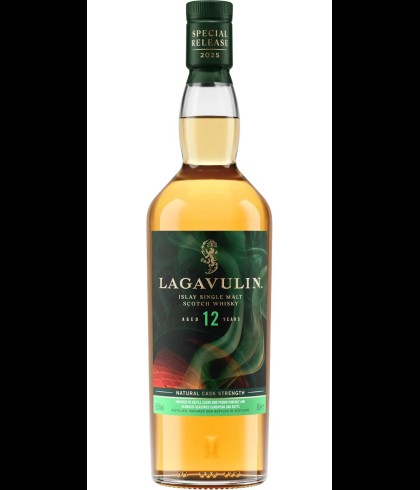 Fles Islay single malt van Lagavulin, op voorraad bij slijterij t Bockje in Bathmen
