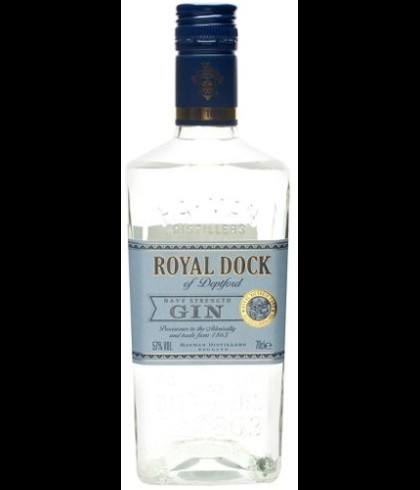 Fles Hayman's Royal Dock Navy Strength, gin, op voorraad bij slijterij t Bockje in Bathmen