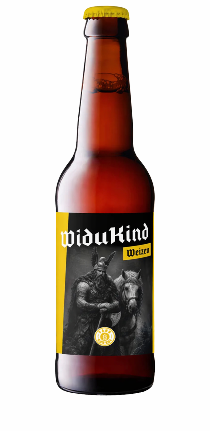 Fles Tanklokaal Widukind Weizen, bier van Tanklokaal, bij slijterij ’t Bockje in Bathmen