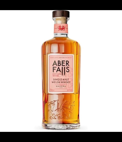 Fles Aber Falls Madeira cask Welsh single malt whisky, whisky, op voorraad bij slijterij t Bockje in Bathmen