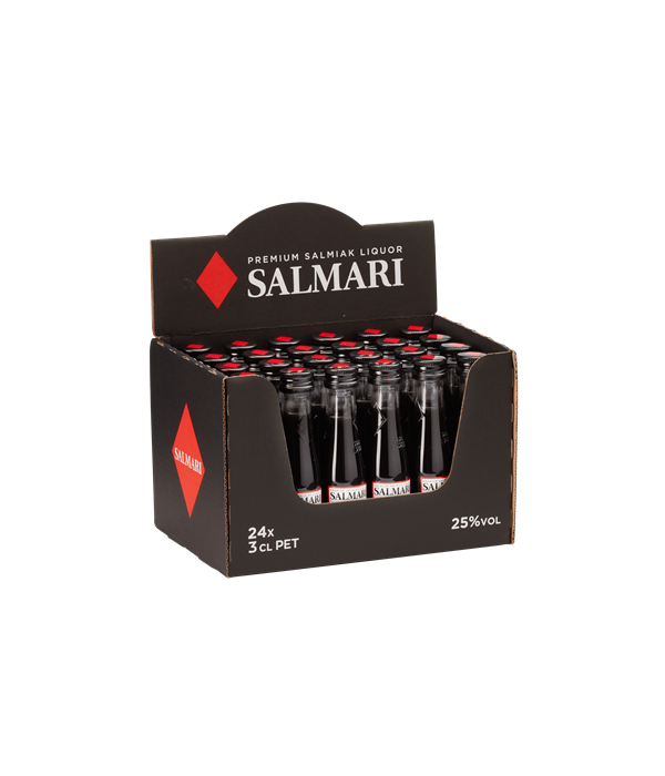 Salmari Premium Salmiak Liquor 24x3cl bij t Bockje in Bathmen