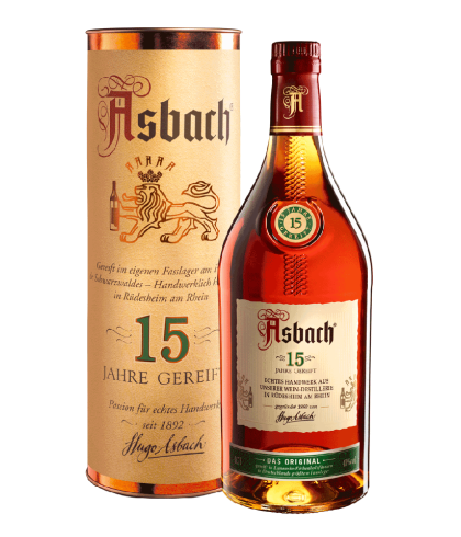 Asbach 15, op voorraad bij slijterij t Bockje in Bathmen