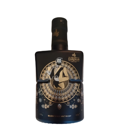 Fles Belgische single malt whisky van Stokerij De Molenberg, op voorraad bij slijterij ’t Bockje in Bathmen