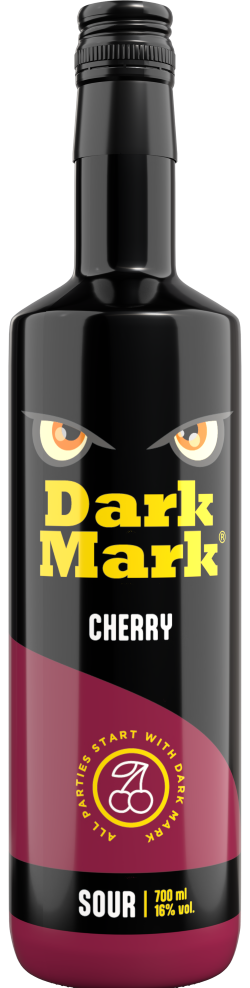 Likeur Dark Mark Cherry van Dark Mark, op voorraad bij slijterij ’t Bockje in Bathmen