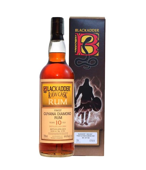 Blackadder Guyana Diamond Raw Cask Rum 10Y 2018 bij t Bockje in Bathmen
