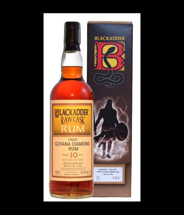 Blackadder Guyana Diamond Raw Cask Rum 10Y 2018 bij t Bockje in Bathmen