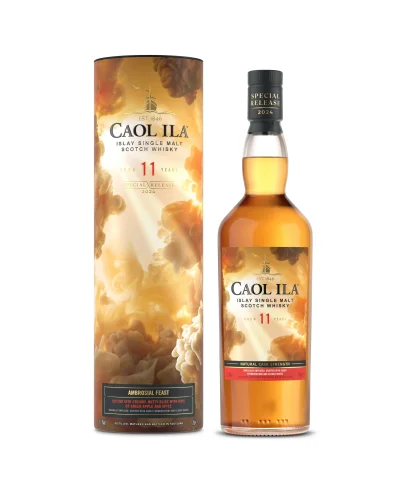 Fles Caol Ila 11 Years Old Ambrosial Feast, single malt whisky, op voorraad bij slijterij t Bockje in Bathmen