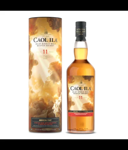 Fles Caol Ila 11 Years Old Ambrosial Feast, single malt whisky, op voorraad bij slijterij t Bockje in Bathmen
