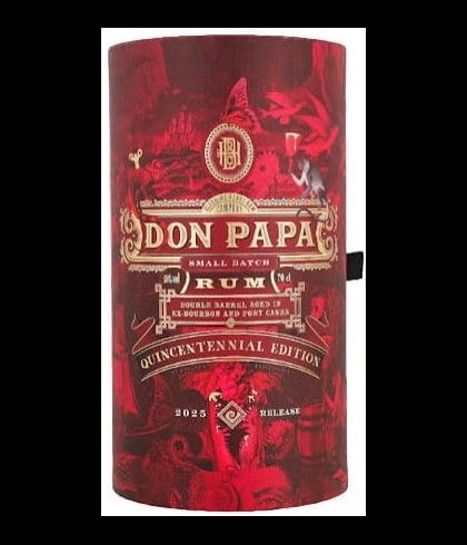 Fles Don Papa Quincentennial Edition 2025, rum, op voorraad bij slijterij t Bockje in Bathmen