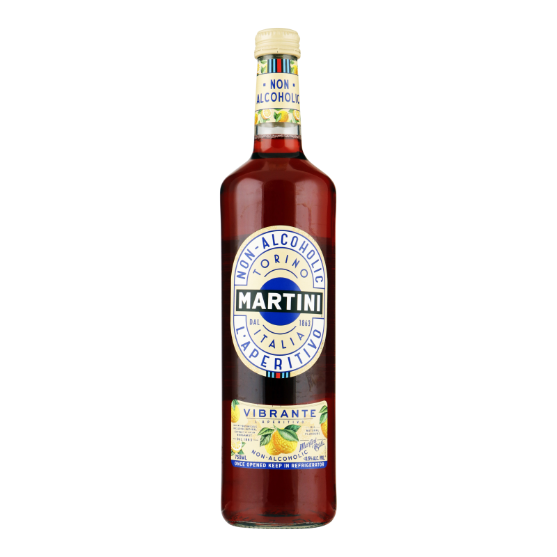 Alcoholvrije drank Martini Vibrante alcoholvrij van Martini, bij slijterij ’t Bockje in Bathmen