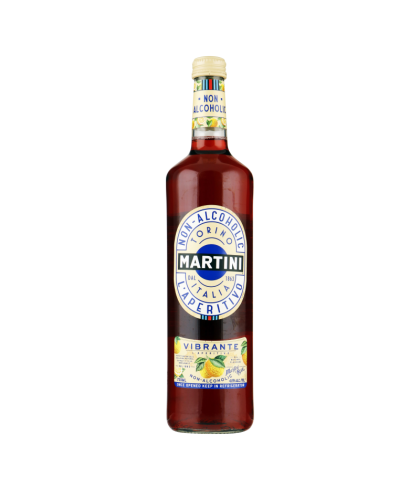 Alcoholvrije drank Martini Vibrante alcoholvrij van Martini, bij slijterij ’t Bockje in Bathmen