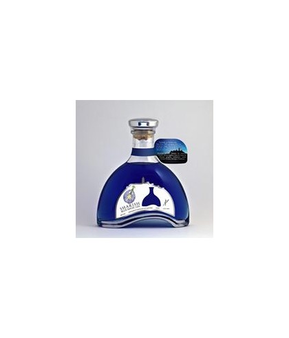 Fles Sharish Blue Magic Gin, gin, op voorraad bij slijterij ’t Bockje in Bathmen