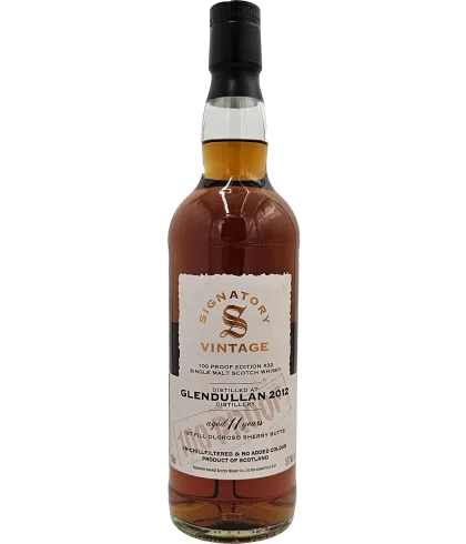 Fles Signatory Glendullan 2012 11 Years Old 100 Proof Edition #32, whisky, op voorraad bij slijterij t Bockje in Bathmen