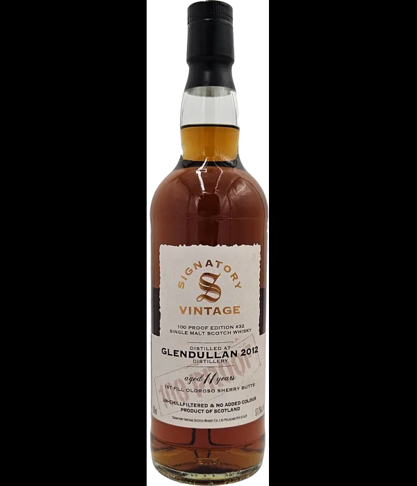 Signatory Glendullan 2012 11 Years Old 100 Proof Edition #32 bij t Bockje in Bathmen