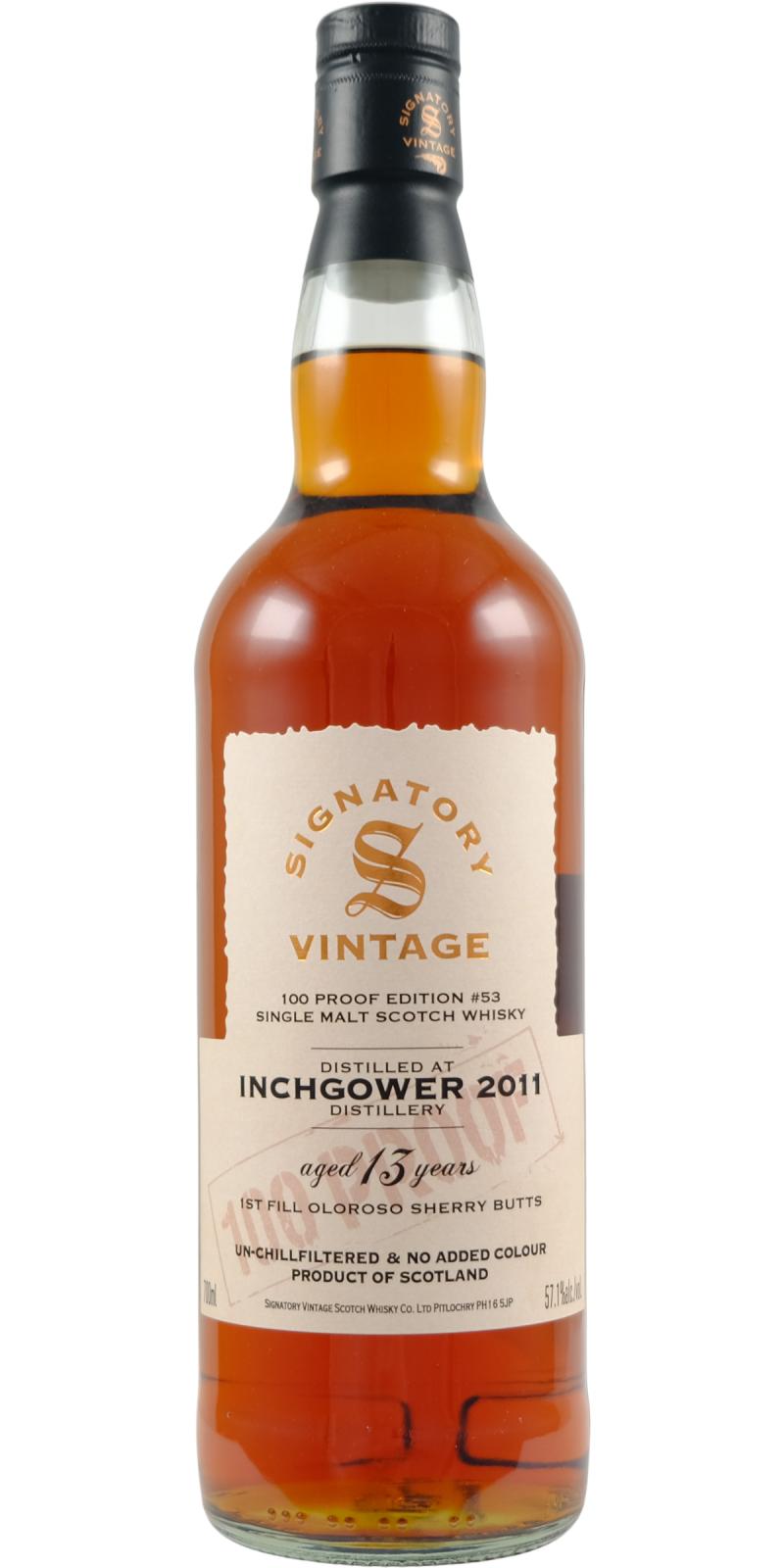 Fles Speyside single malt van Inchgower, op voorraad bij slijterij t Bockje in Bathmen