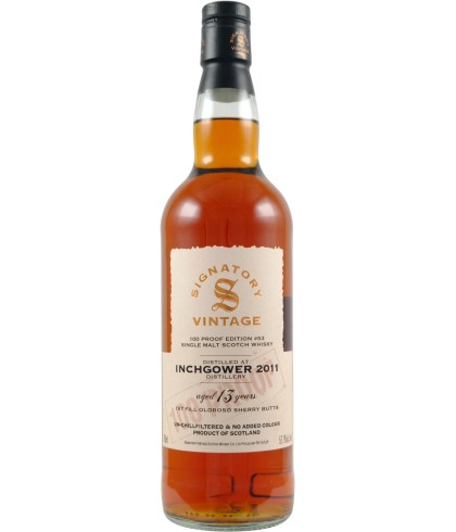 Fles Speyside single malt van Inchgower, op voorraad bij slijterij t Bockje in Bathmen
