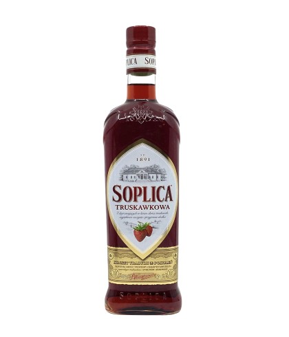 Wodka Soplica Truskawkowa Aardbei van Soplica, bij slijterij ’t Bockje in Bathmen