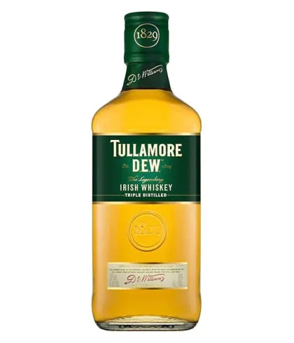 Fles Tullamore Dew 35 cl, Ierse whiskey uit Tullamore, op voorraad bij slijterij t Bockje in Bathmen