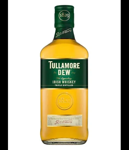 Fles Tullamore Dew 35 cl, Ierse whiskey uit Tullamore, op voorraad bij slijterij t Bockje in Bathmen