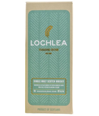 Fles Lowland single malt van Lochlea, op voorraad bij slijterij t Bockje in Bathmen