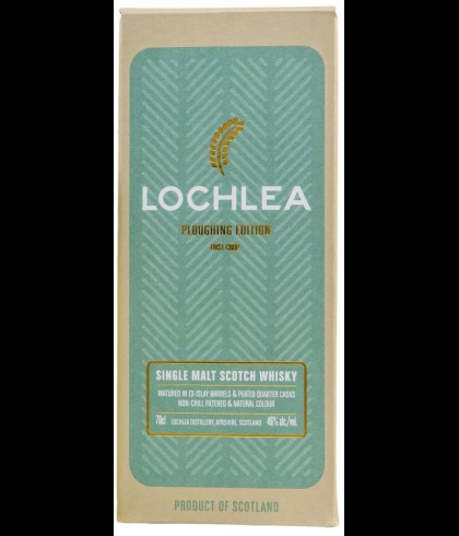 Fles Lowland single malt van Lochlea, op voorraad bij slijterij t Bockje in Bathmen