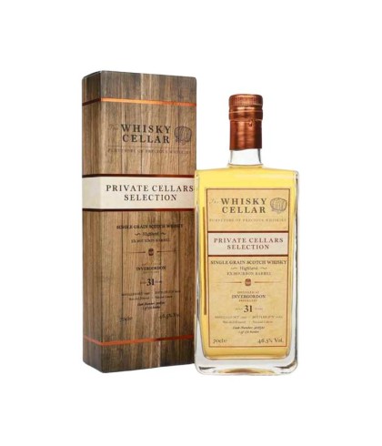 Fles Private Cellars Selection Invergordon 31 Years Old, enkel vat gebotteld door The Whisky Cellar, op voorraad bij slijterij t Bockje in Bathmen