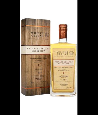 Fles Private Cellars Selection Invergordon 31 Years Old, enkel vat gebotteld door The Whisky Cellar, op voorraad bij slijterij t Bockje in Bathmen
